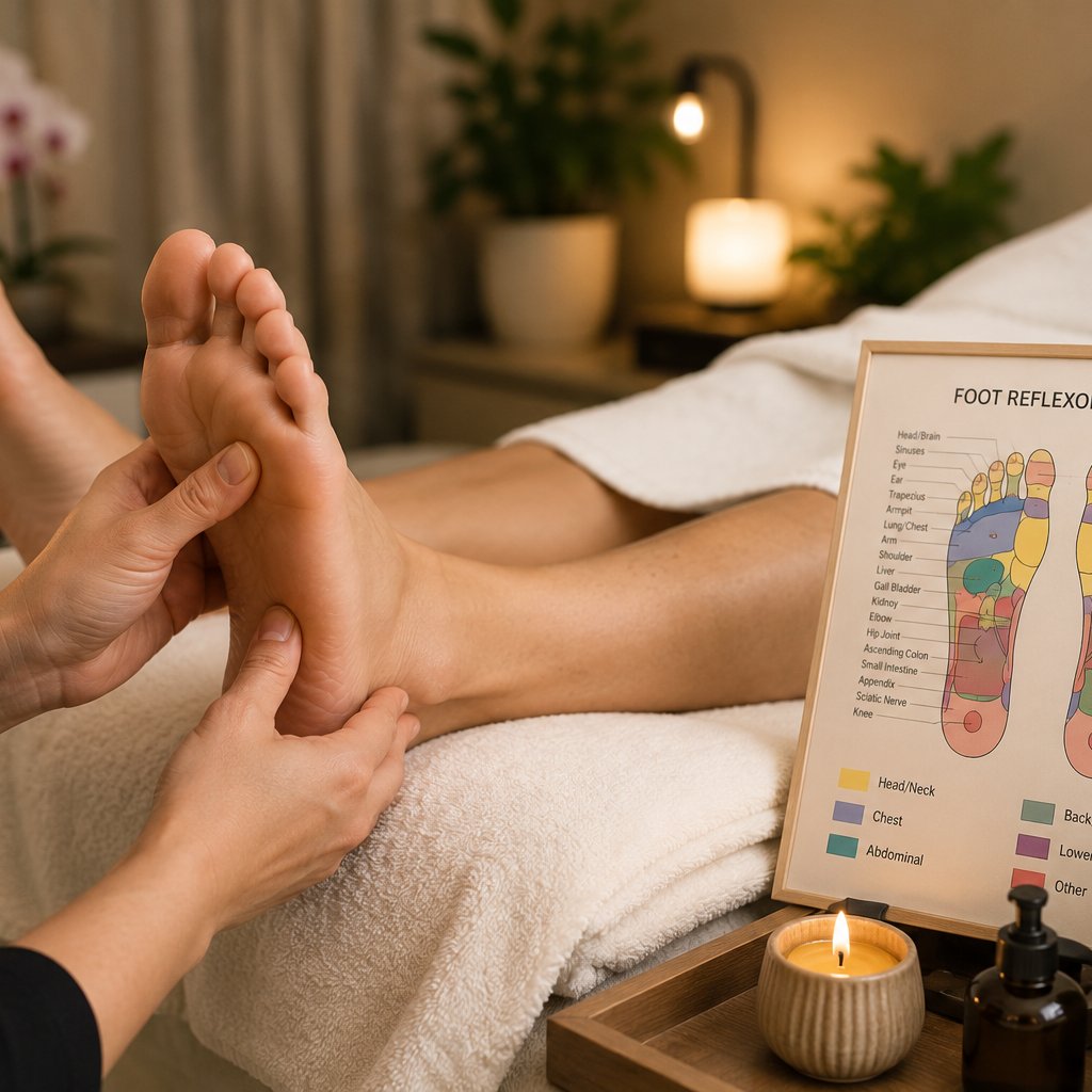 Reflexology foot treatment